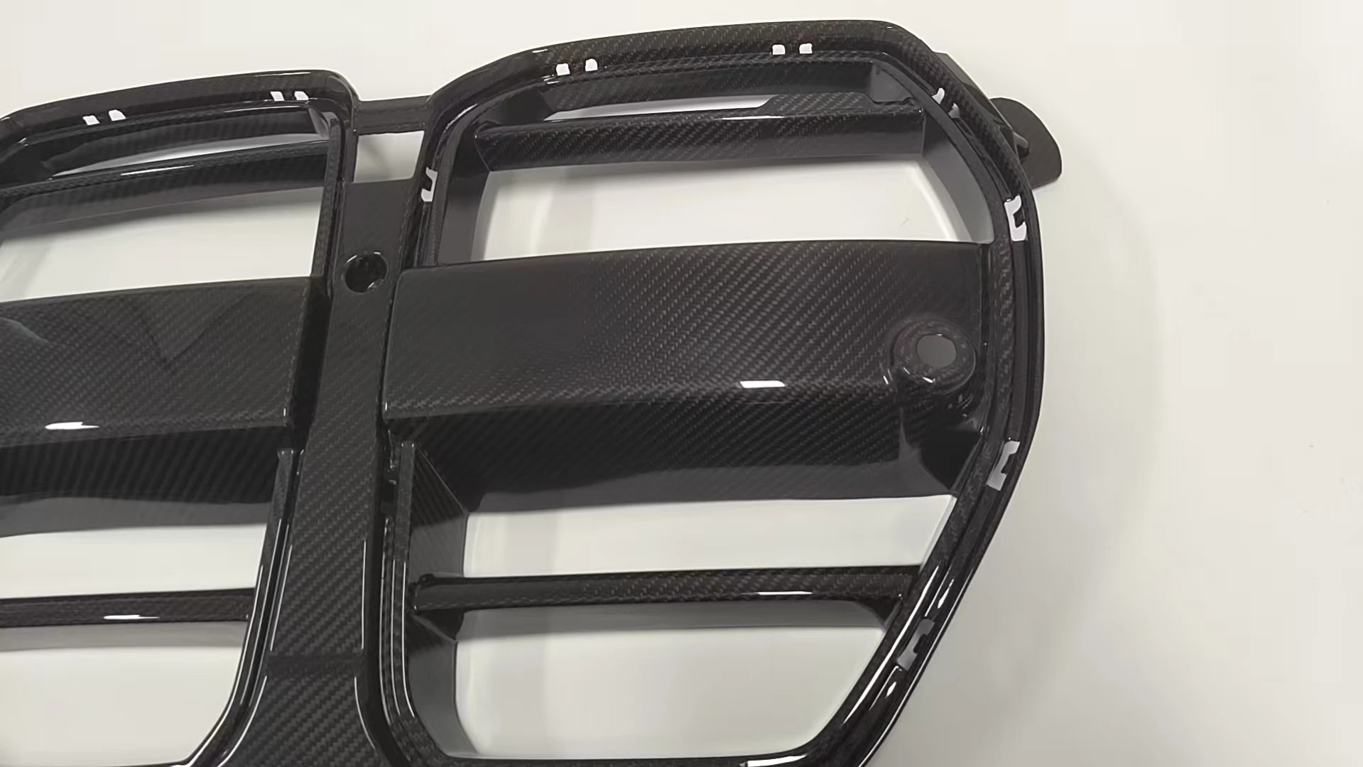 ST Style Carbon Fiber Car Front Bumper Grill for  G80 M3 G82 M4